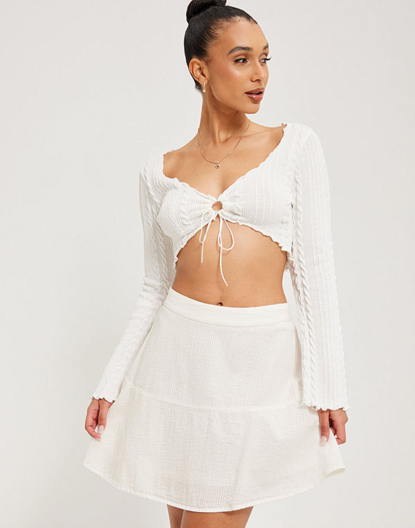 Vero Moda VMTONI HW SHORT SKIRT WVN