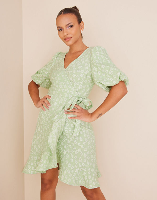 Pieces PCVEA 2/4 WRAP DRESS