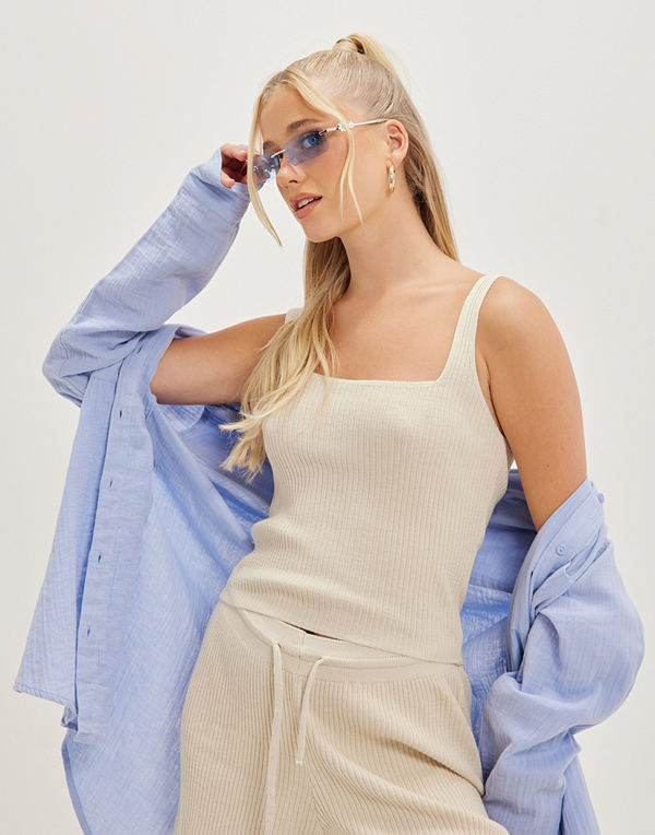 Only ONLTESSI S/L TOP KNT