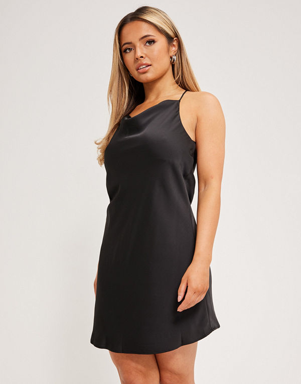 Only ONLPRIMROSE SATIN STRAP DRESS WVN