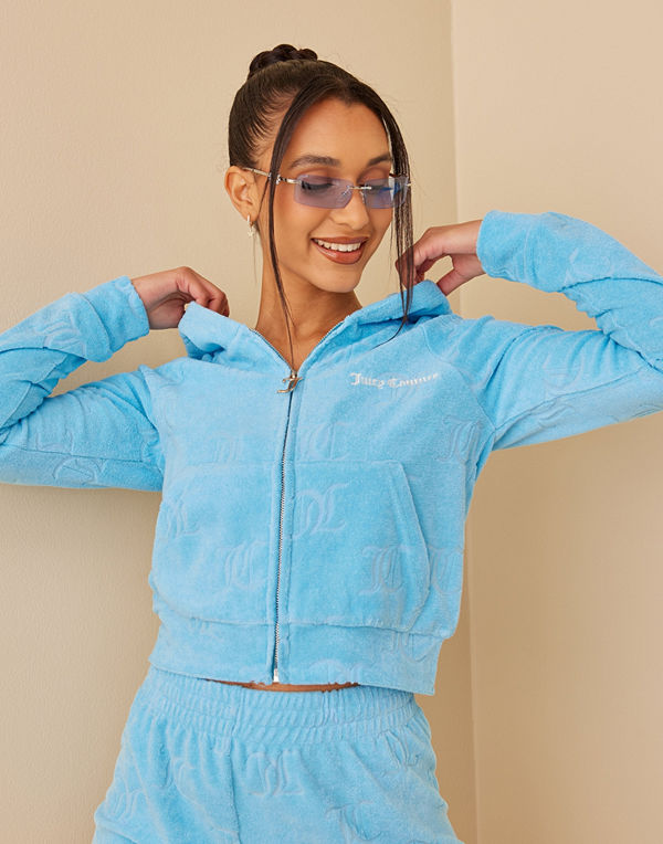Juicy Couture MADISON TOWELLING HOODIE