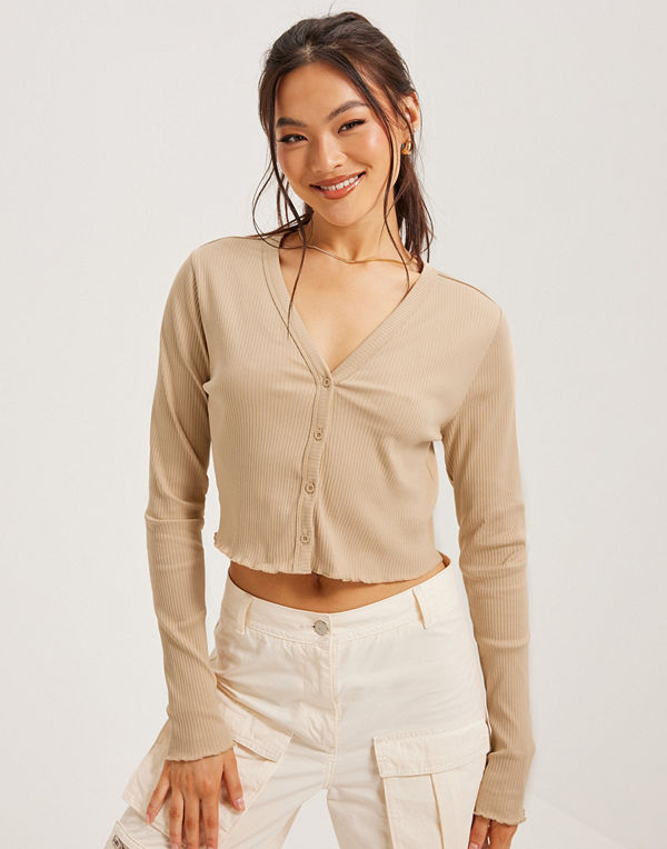 Noisy May NMDRAKEY L/S CROPPED CARDIGAN NOOS