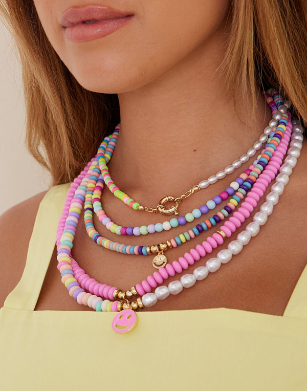 Pieces smycke PCAIDA COMBI NECKLACE D2D