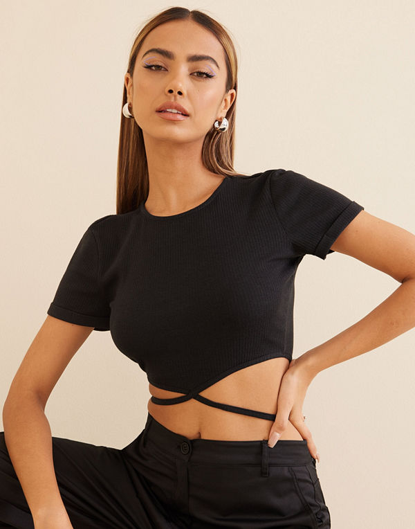 Noisy May NMPASA S/S TIE TOP