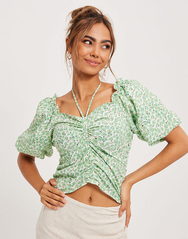 Only ONLHOLLY 2/4 RUCHING TOP PTM