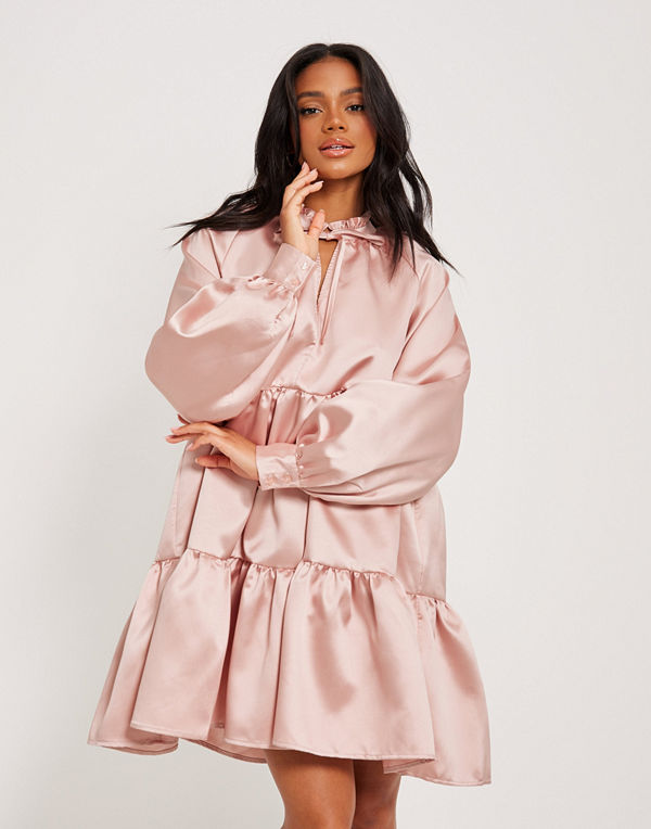 Vila VISHINA L/S V-NECK SHORT DRESS/KA