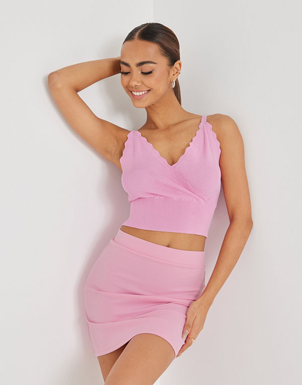 Object Collectors Item OBJTRIA KNIT SINGLET TOP 121