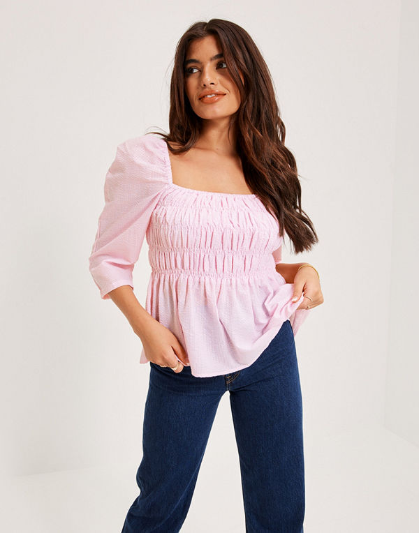 Vila VITABITHA 2/4 SLEEVE SMOCK TOP