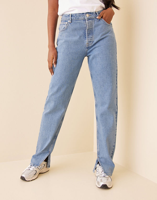 Nicki Studios High Rise Straight Leg Jeans