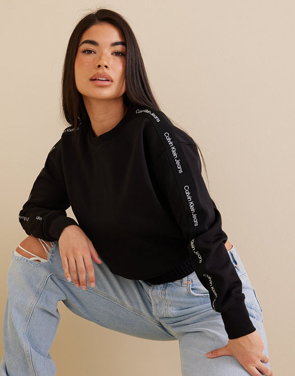 Calvin Klein Jeans LOGO TAPE CREW NECK