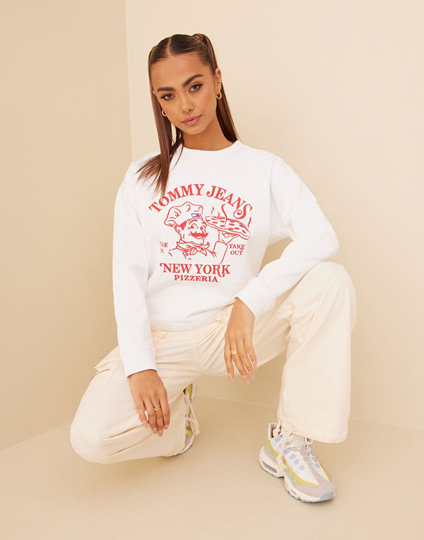 Tommy Jeans TJW BXY TJ BEST PIZZA CREW