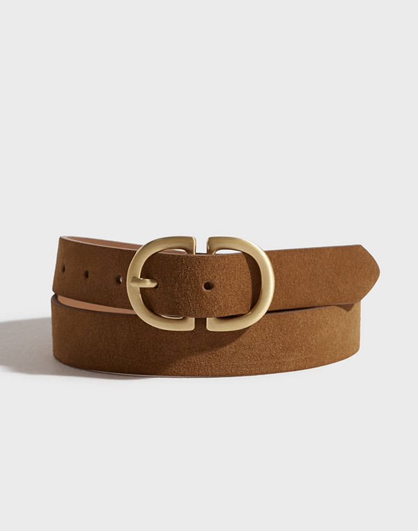 Pieces Pcjuva Suede Jeans Belt Noos - Brun