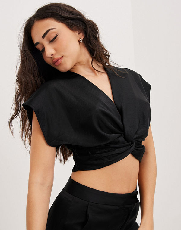 Jdy JDYRUBY S/L CROPPED TOP WVN
