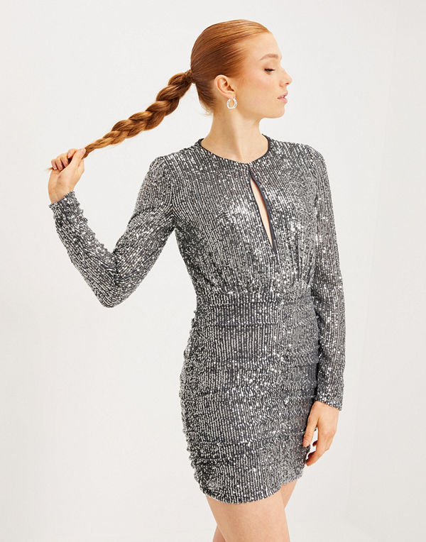 Bardot ONYX MINI SEQUIN DRESS