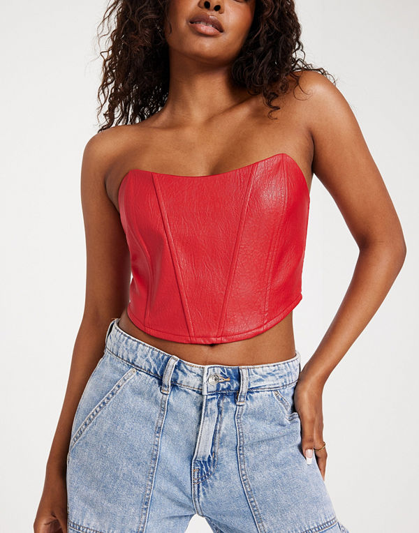 NLY Trend PU Bustier
