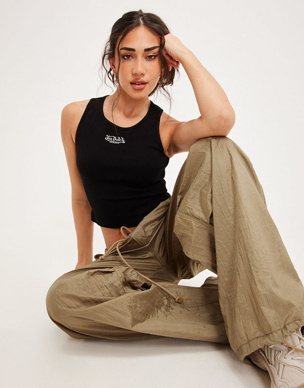 Von Dutch SML LOGO RIB RAC TOP