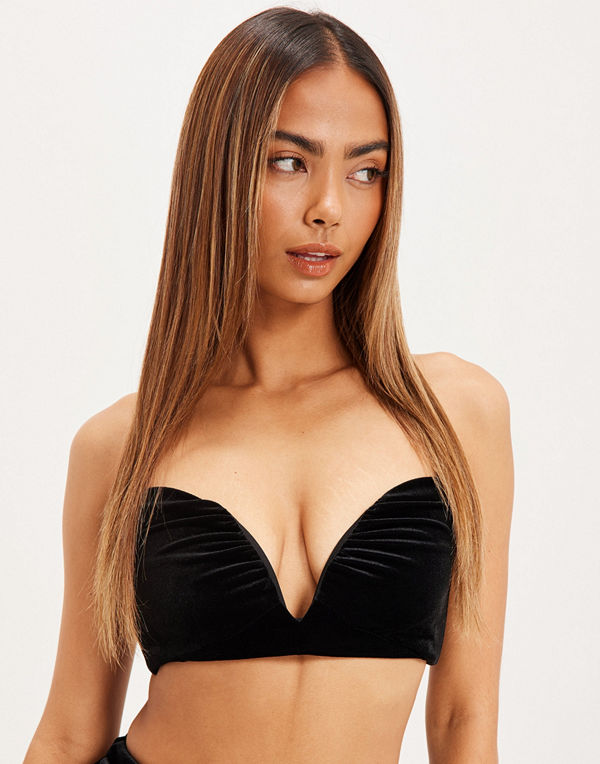 Noisy May NMALMA S/L FRONT DETAIL BRA TOP