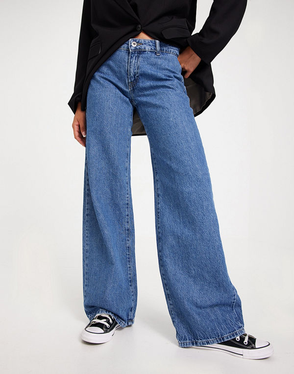 Only ONLKANE LOW WAIST WIDE LEG DNM