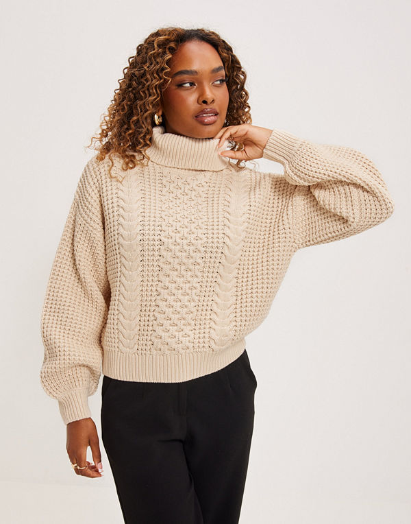 Selected Femme SLFBIRTHA KNIT LS ROLLNECK B