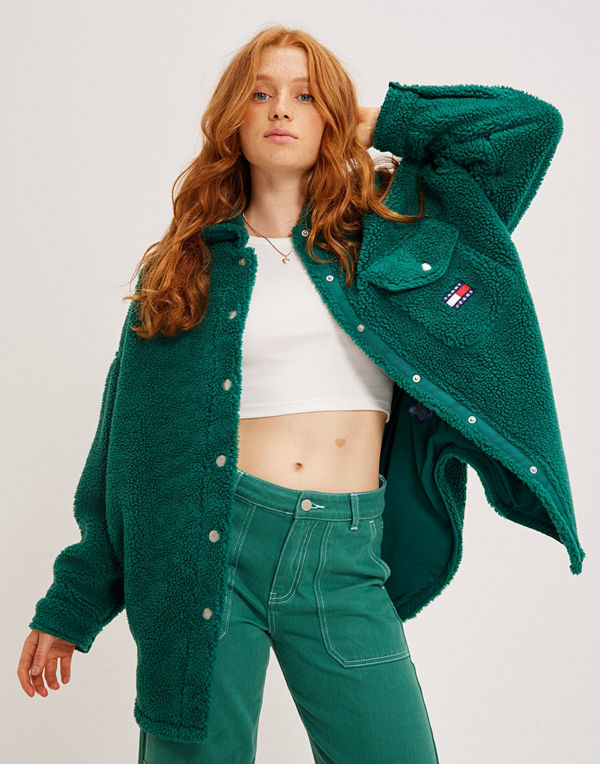 Tommy Jeans TJW OVERSIZED SHERPA OVERSHIRT