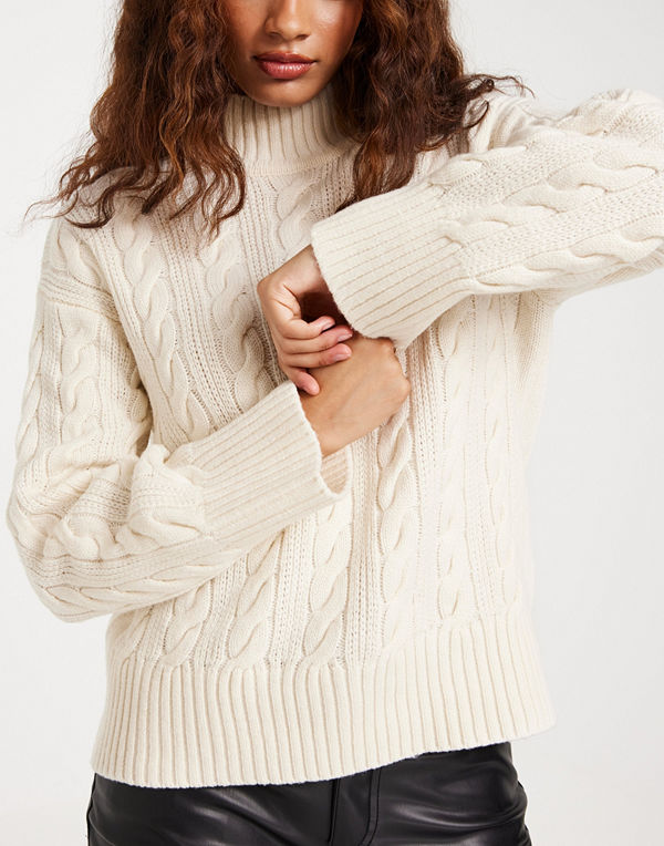 Selected Femme SLFMIRELLA LS KNIT HIGHNECK W