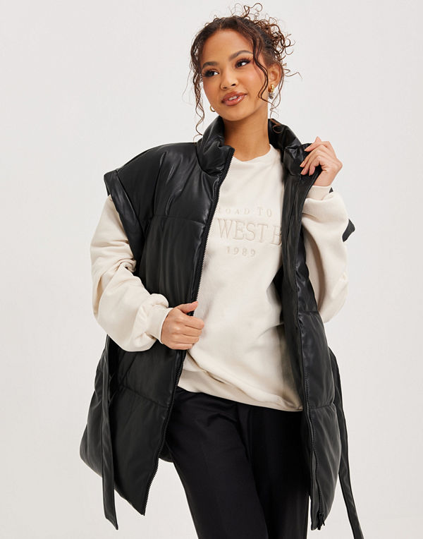 Pieces PCADELA PU TIE BELT WAISTCOAT
