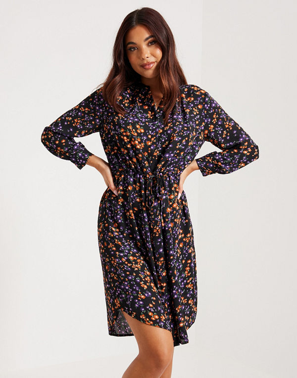 Selected Femme SLFDAMINA 7/8 AOP DRESS B NOOS
