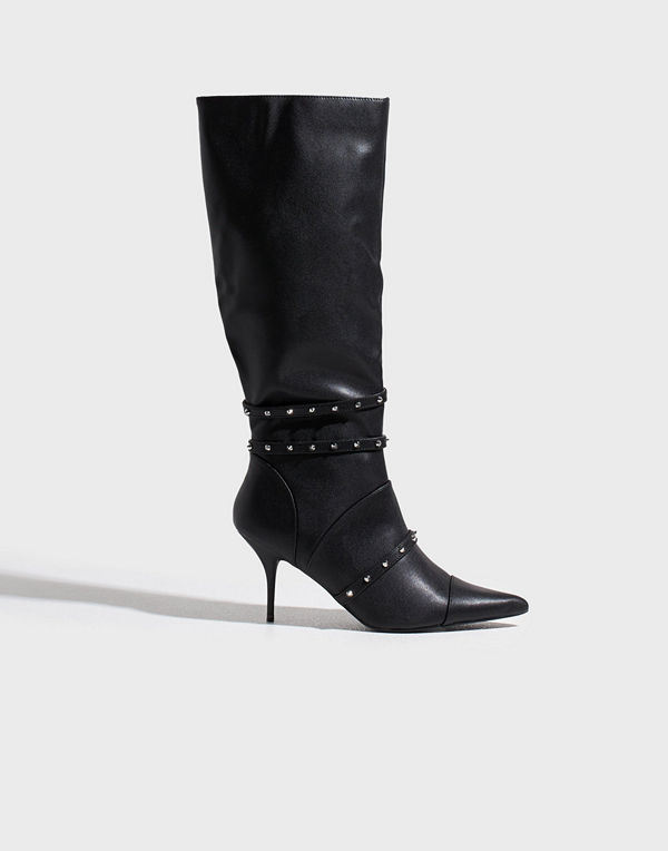 NLY Shoes Edge Pointy Boot - Svart