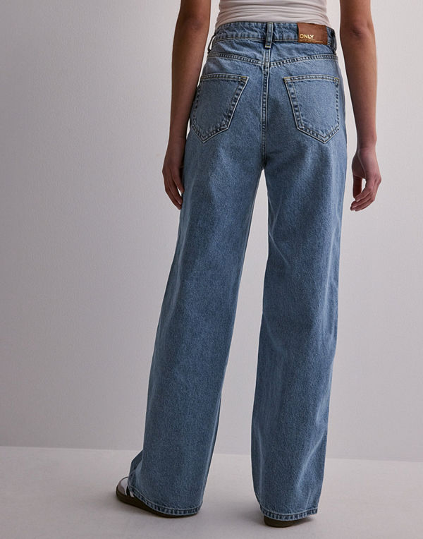 Only Onlhope Ex Hw Wide Dnm REA345 Noos - Blå