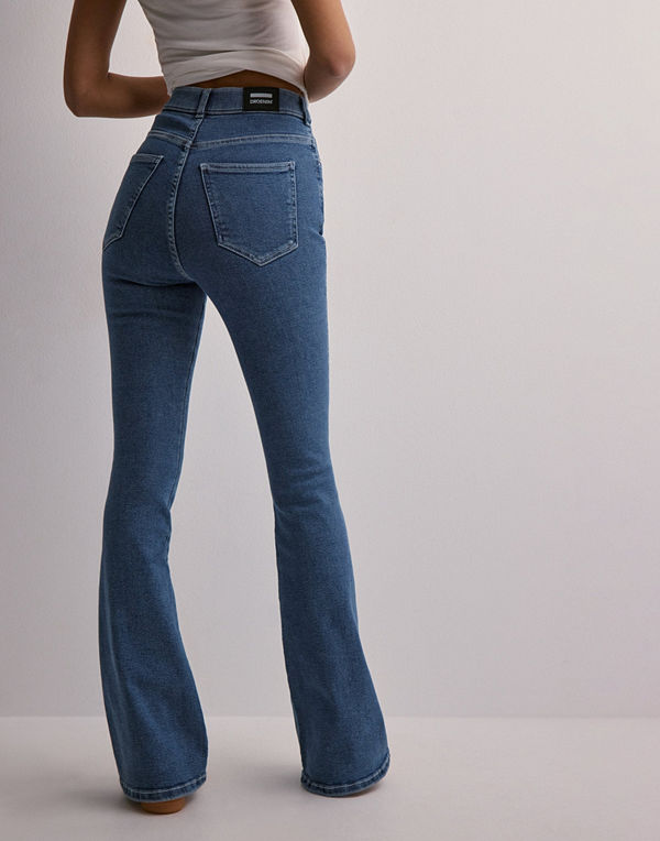 Dr. Denim Moxy Flare - Blå