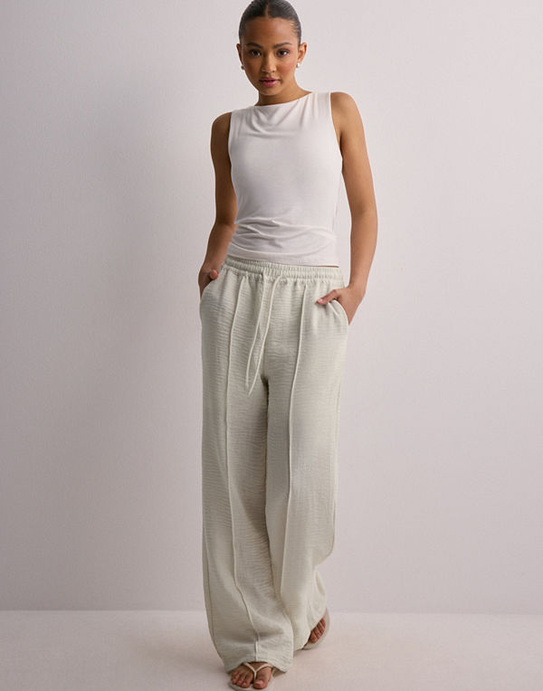 Object byxor Objblea Hw Pants 132 - Vit