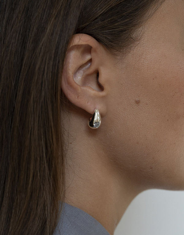 Muli Collection örhängen Mini Drop Earring - Silver