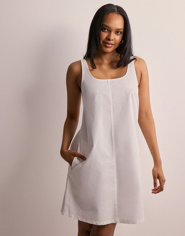 JJXX Jxstella Sl Short Dress Wvn Sn - Vit