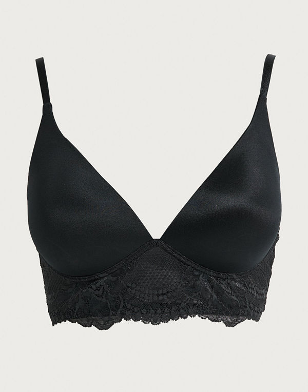 Hunkemöller Leonie non wired pp - Svart