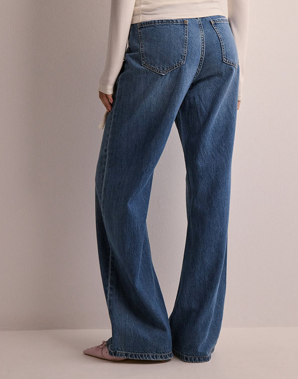 Vero Moda Vmkathy Hr Wide Jeans GU3215 - Blå