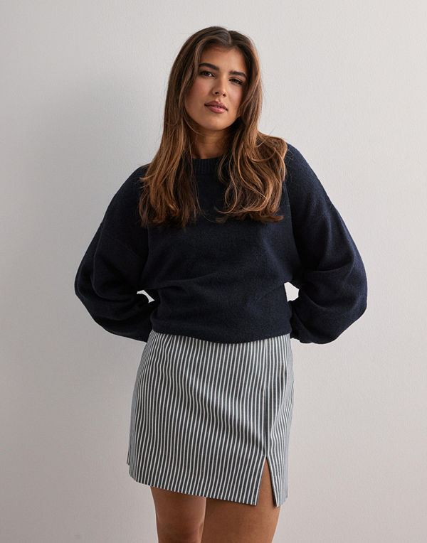 Object Objlisa Mw Mini Skirt Aop Noos - Vit