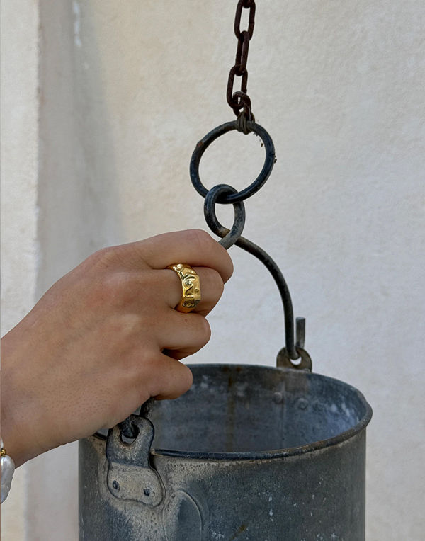 Muli Collection Breeze Ring - Guld