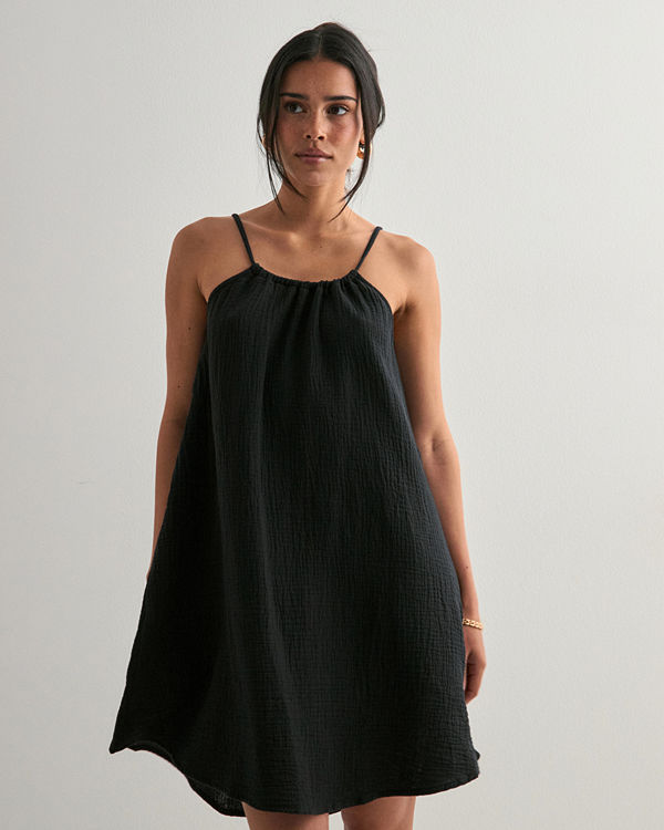 Vero Moda Vmnatali Short Singlet Dress Wvn No - Svart