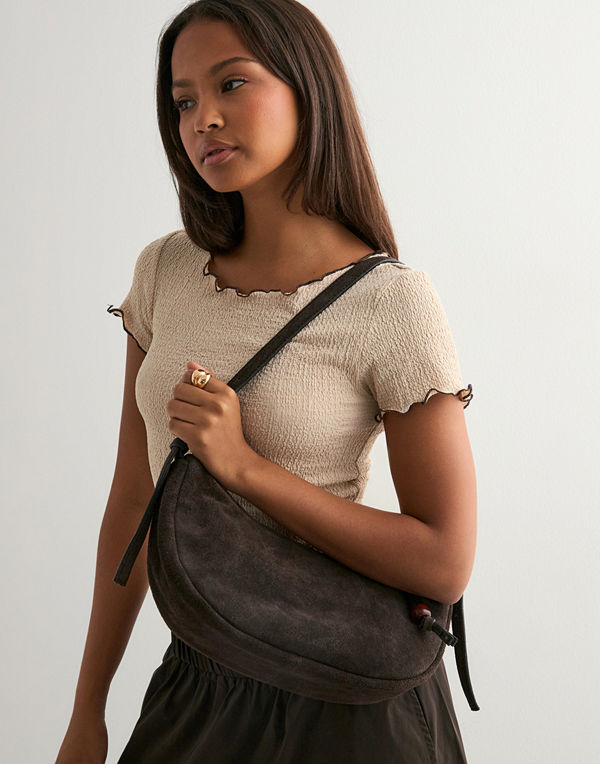Becksöndergaard Suede Veg Tacey Bag - Brun