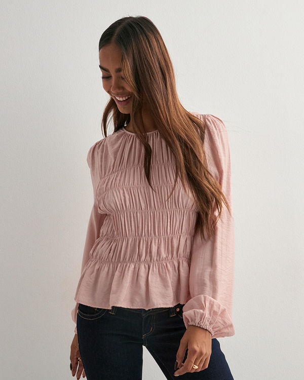 Nelly My Best Smock Blouse - Rosa