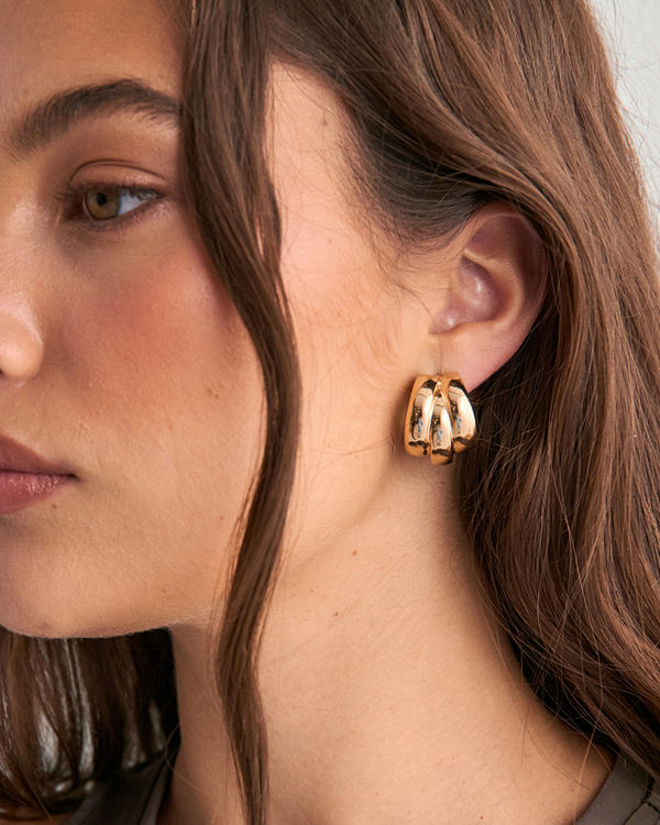 Pilgrim örhängen DAMIA Earrings - Guld