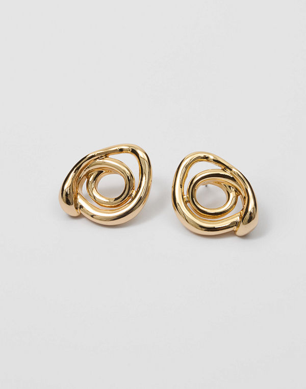Pilgrim örhängen UNFOLD earrings - Guld