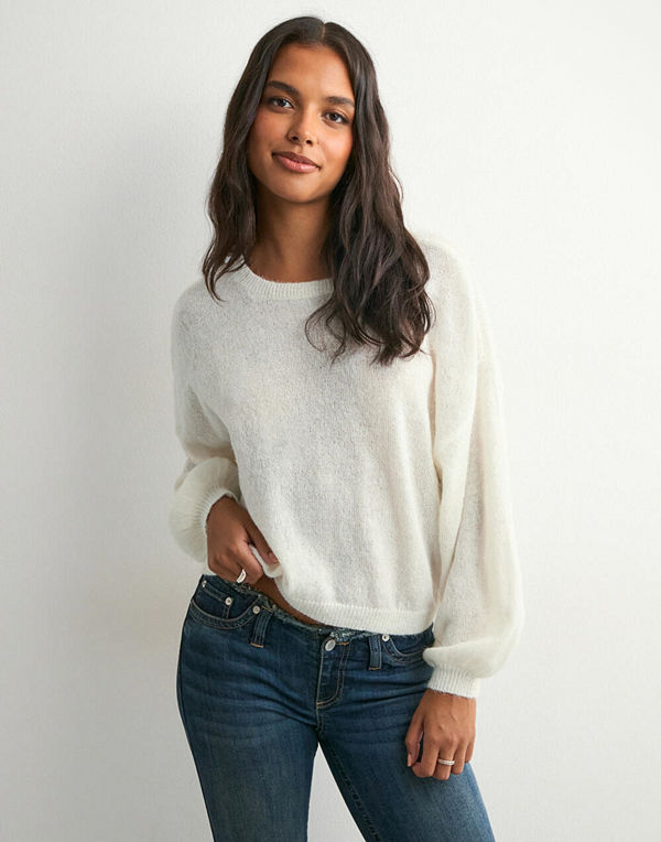 Only Onlsusia Life Ls O-Neck Cc Knt - Vit