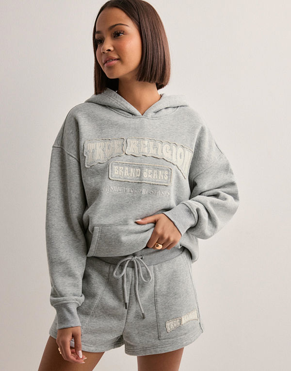 True Religion Patched Tr Lounge Shorts - Grå