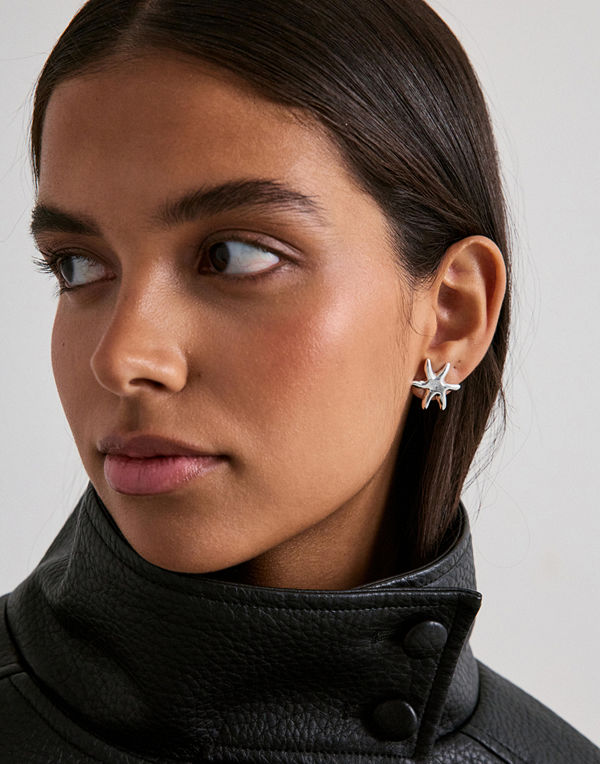 Pilgrim örhängen Prism Earrings - Silver