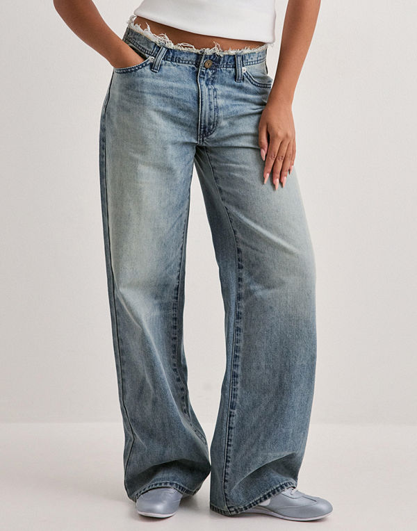 Abrand Jeans 99 Low Baggy - Blå
