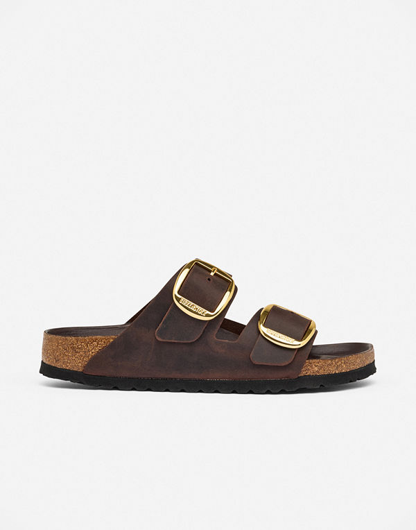 Birkenstock Arizona Big Buckle Leoi - Brun