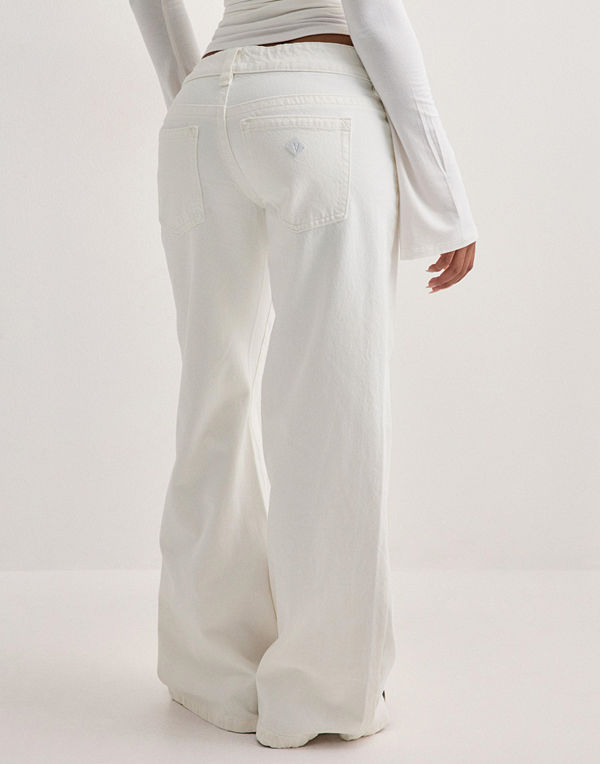 Abrand Jeans 00 Super Low Wide - Vit