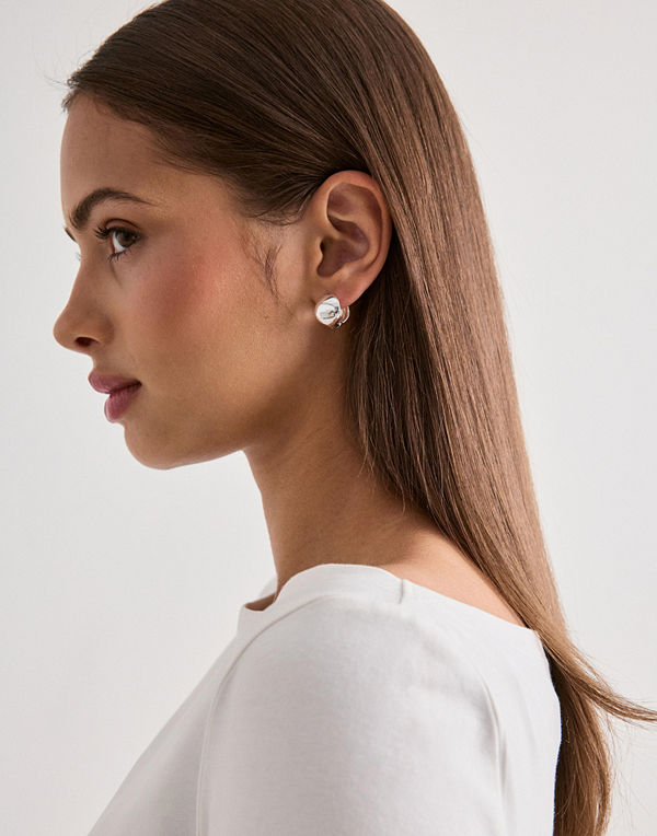 Muli Collection örhängen Arc Hoops - Silver