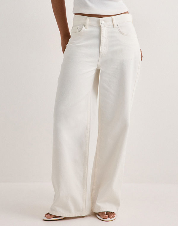 Nelly Baggy Jeans - Vit